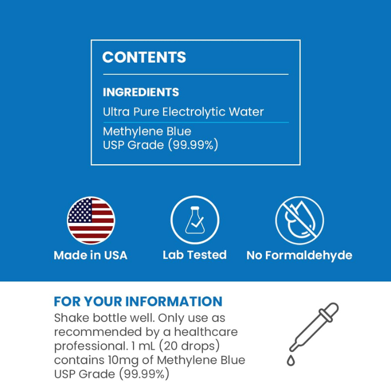 Zalira™️ - Methylene Blue 1% Drops